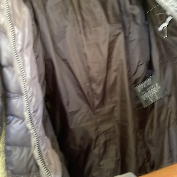 Marc New York Metal Grey Parka Coat Shirley Hooded Faux Fur Trim - Picture 6 of 15